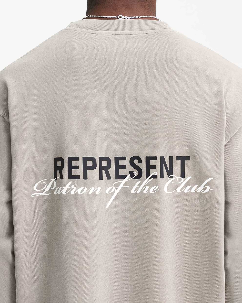 Patron Of The Club Long Sleeve T-Shirt - Mudstone